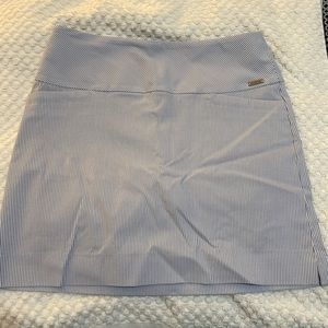 Blue & White Striped Skort - New Without Tags - Size Large